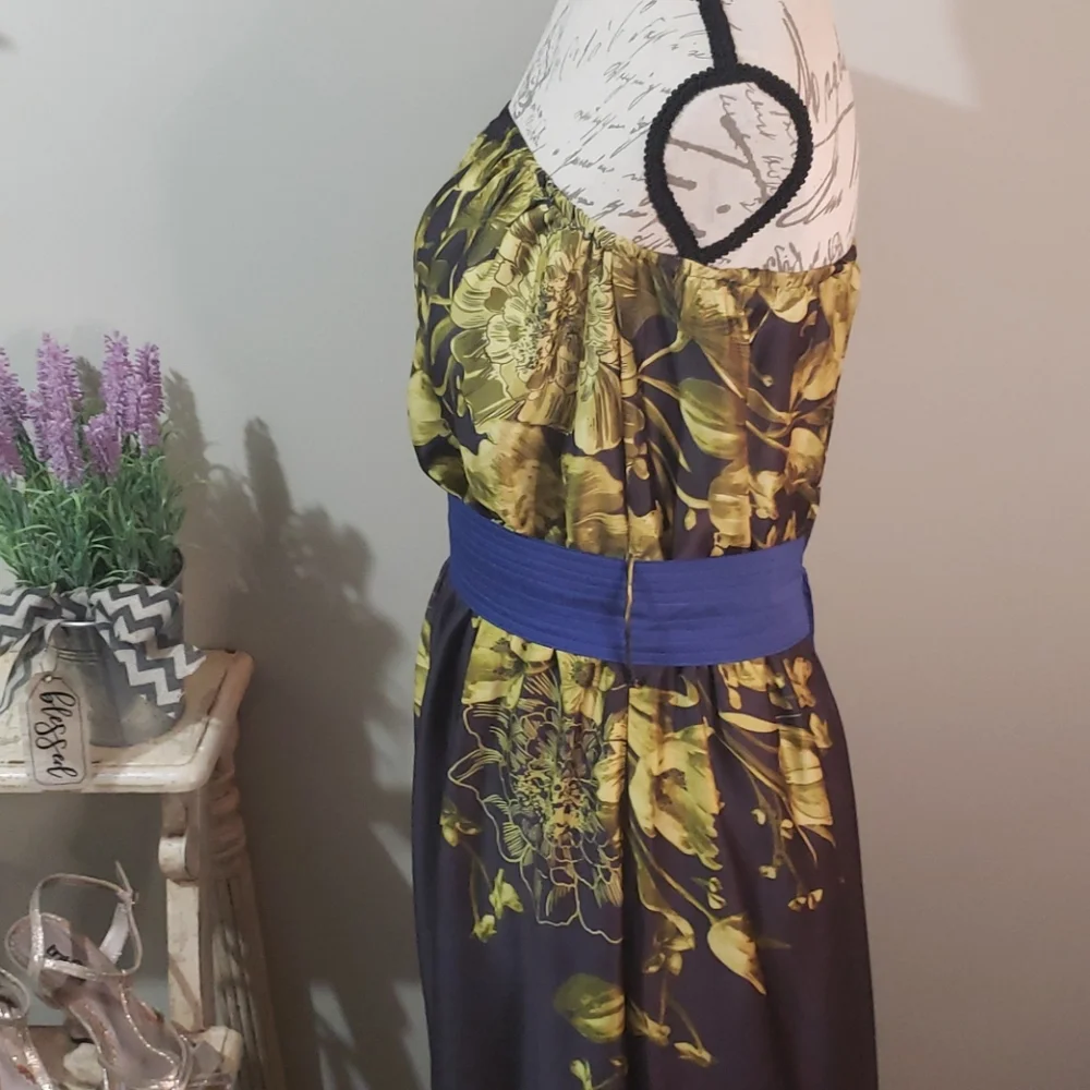 Strapless L boutique long floral maxi dress - Picture 4 of 16